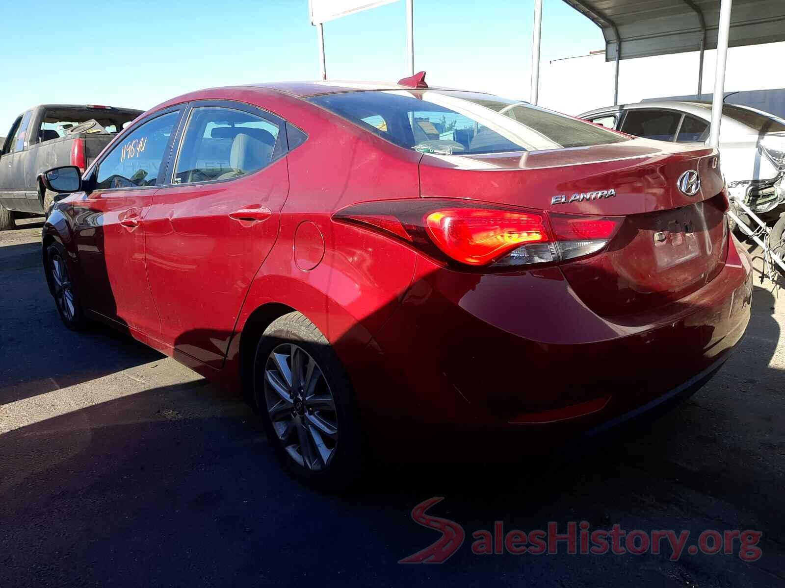 5NPDH4AE7GH738113 2016 HYUNDAI ELANTRA