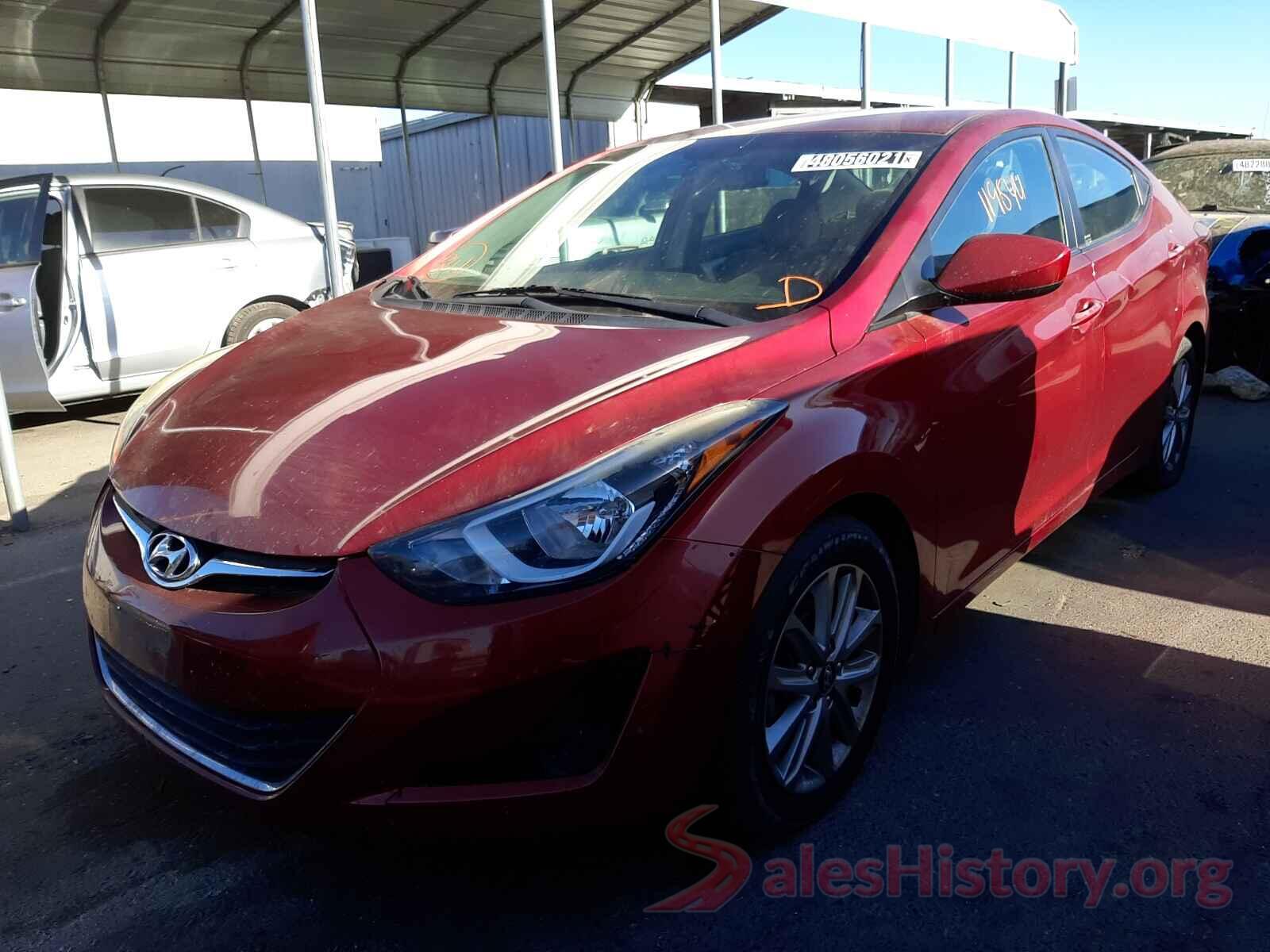 5NPDH4AE7GH738113 2016 HYUNDAI ELANTRA