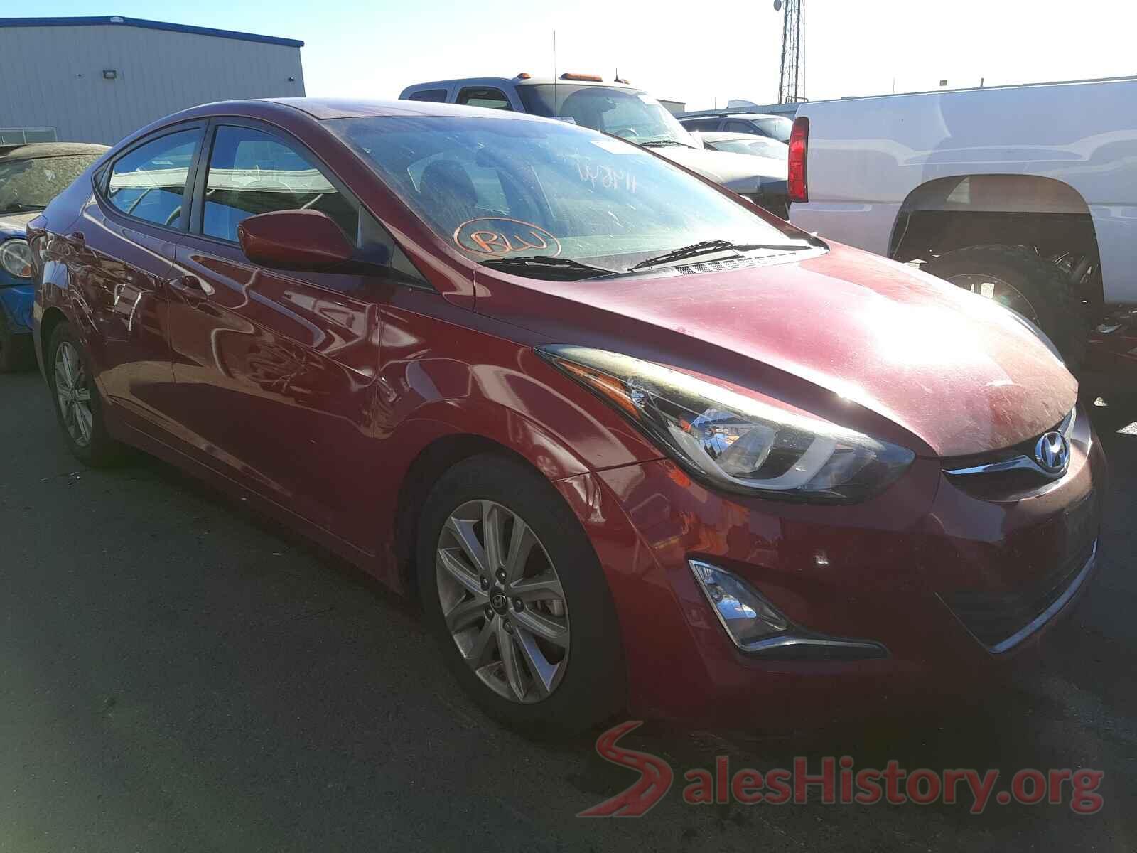 5NPDH4AE7GH738113 2016 HYUNDAI ELANTRA