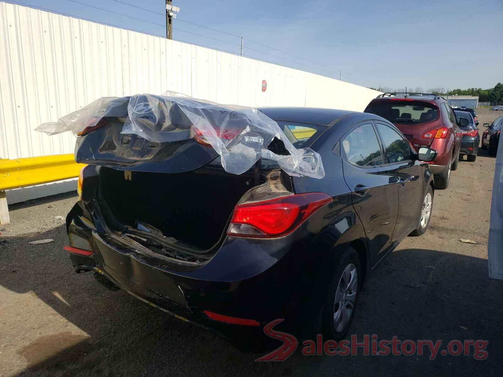 5NPDH4AE8GH795730 2016 HYUNDAI ELANTRA