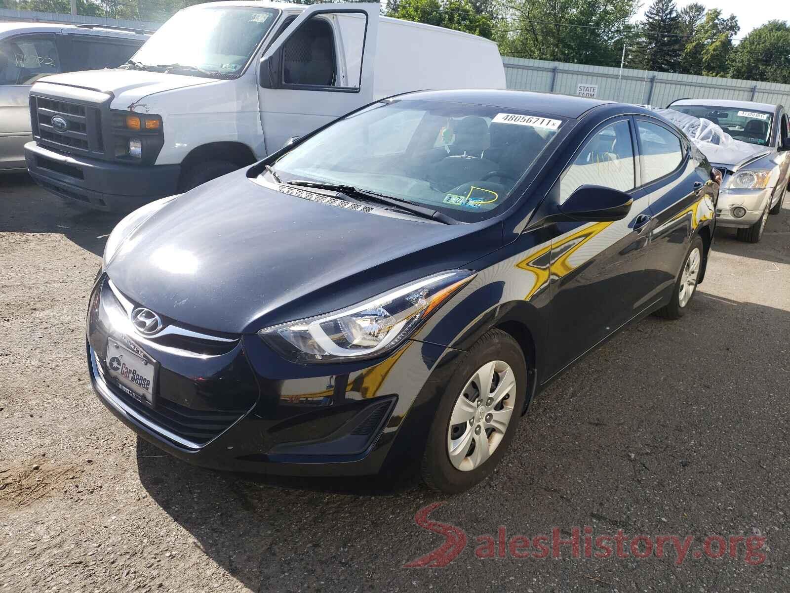 5NPDH4AE8GH795730 2016 HYUNDAI ELANTRA