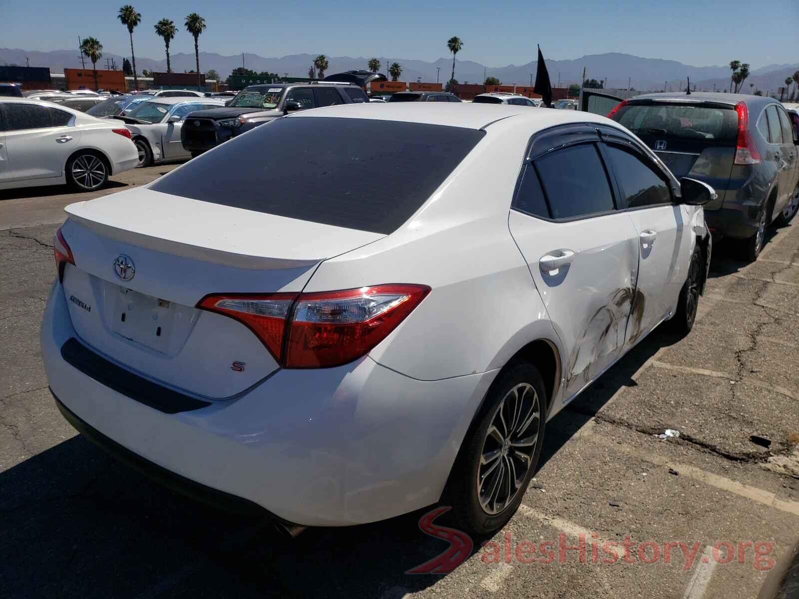 5YFBURHE4GP478293 2016 TOYOTA COROLLA