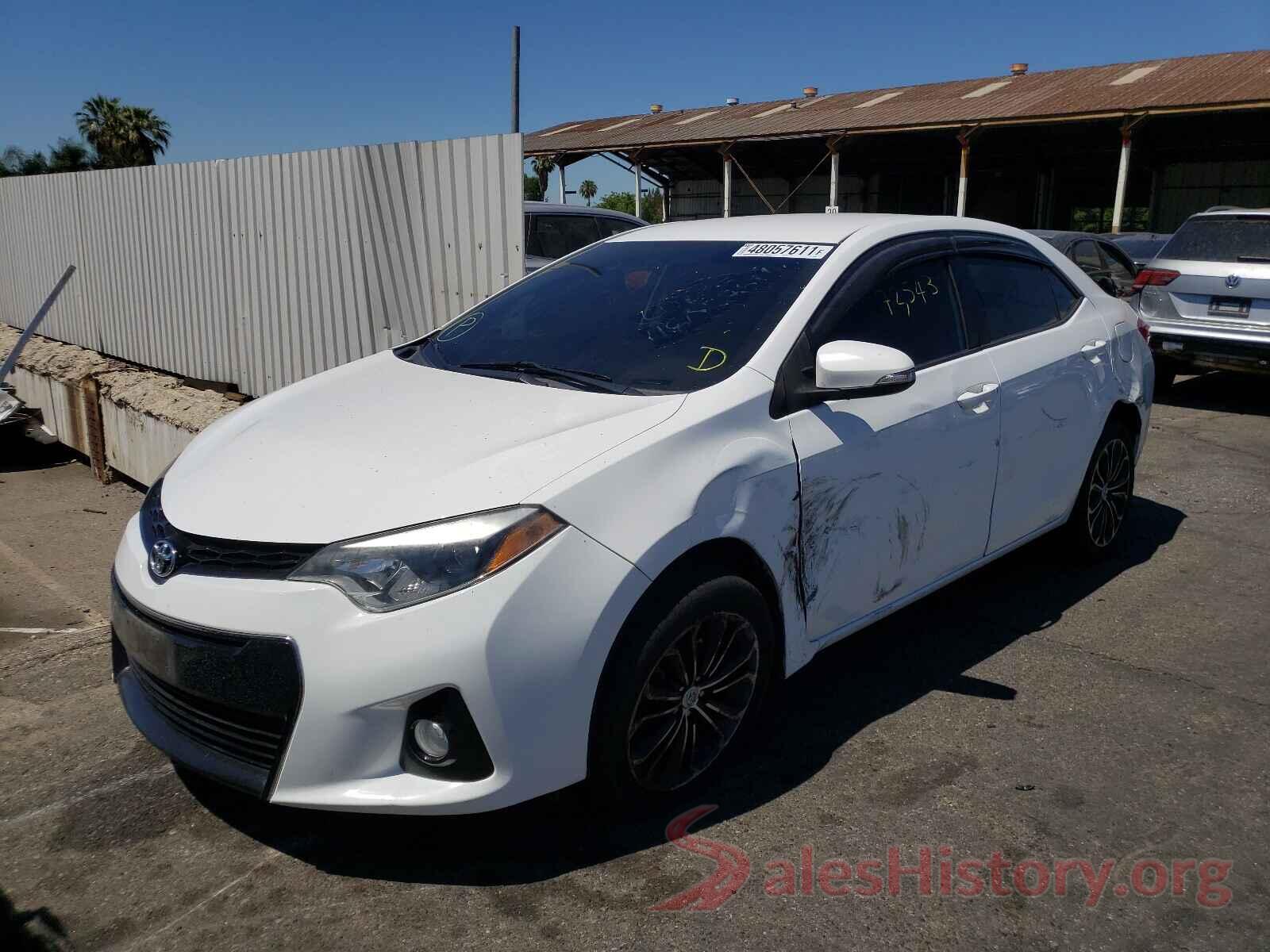 5YFBURHE4GP478293 2016 TOYOTA COROLLA