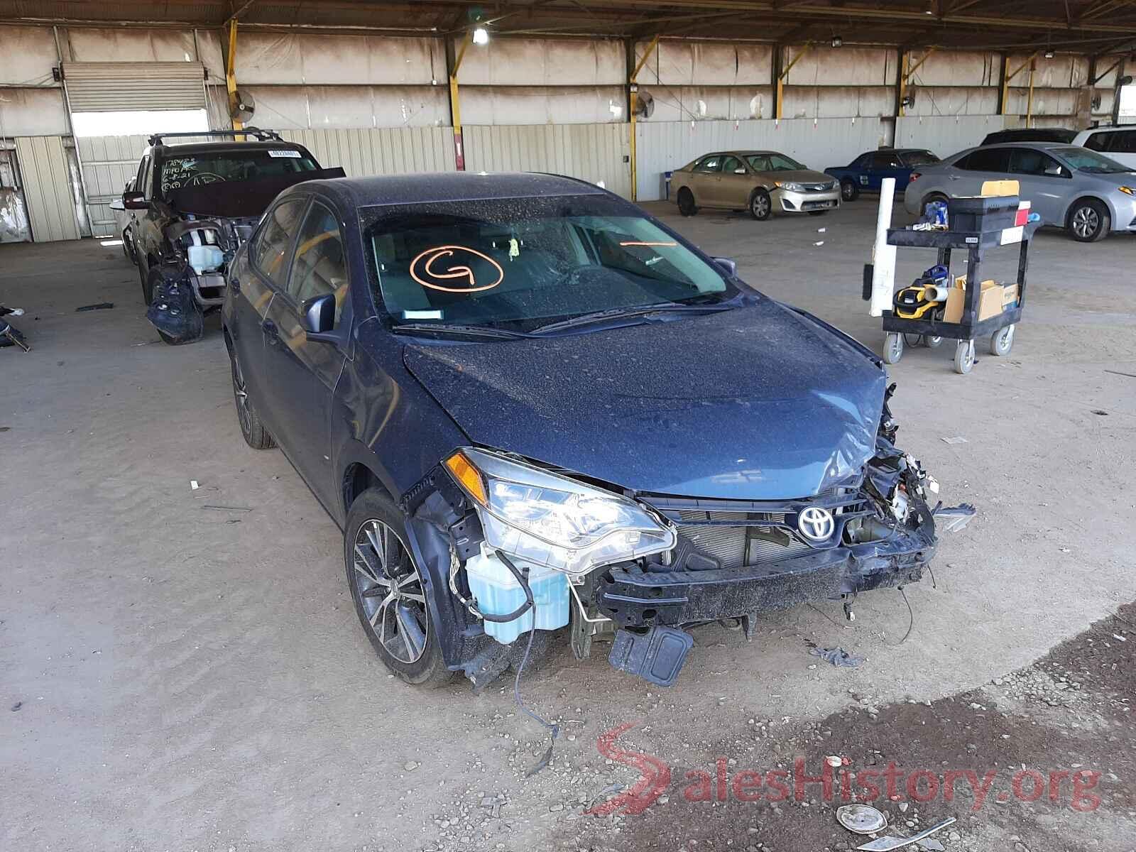 5YFBURHE7GP568599 2016 TOYOTA COROLLA