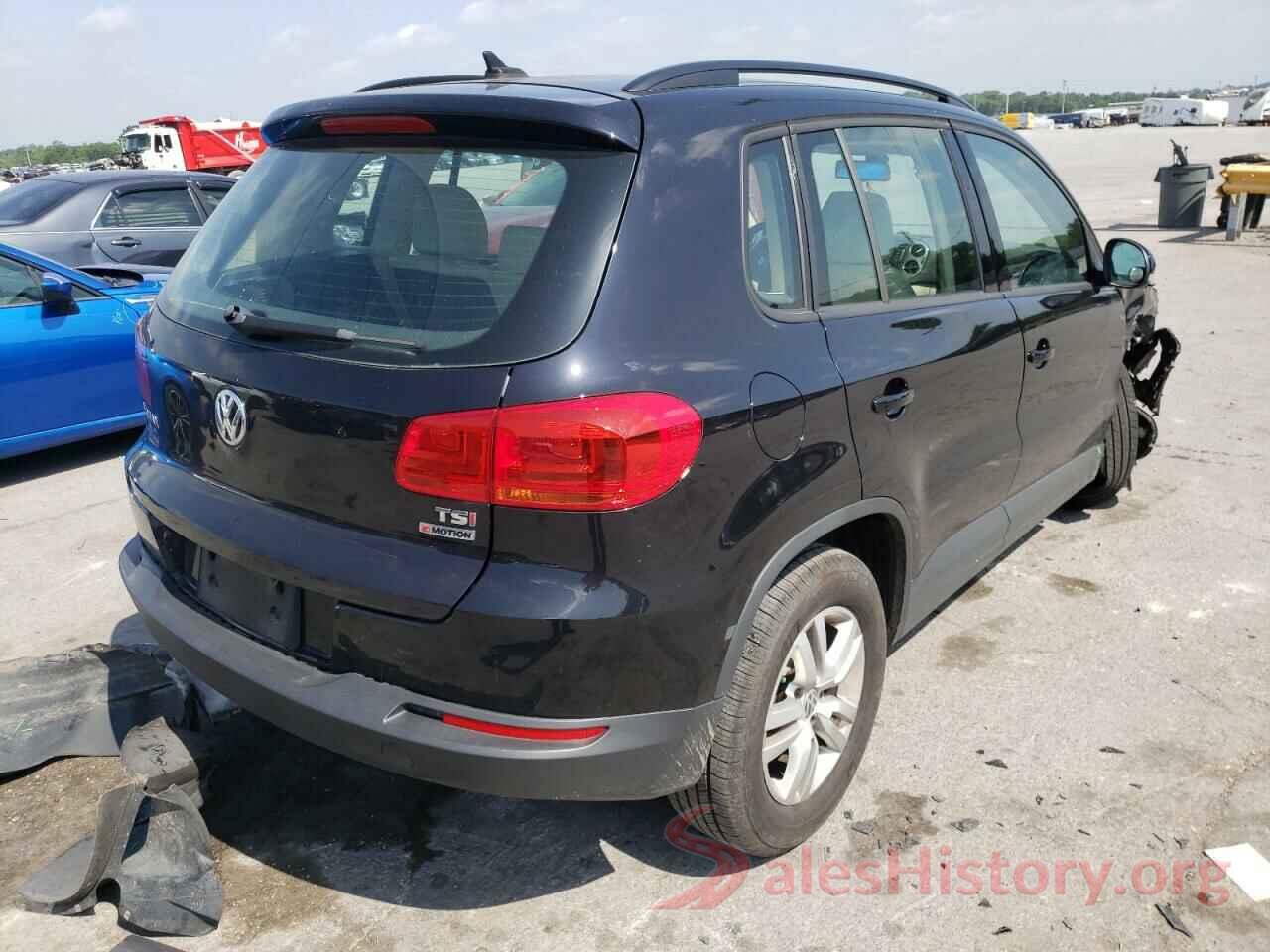 WVGBV7AXXHW511623 2017 VOLKSWAGEN TIGUAN