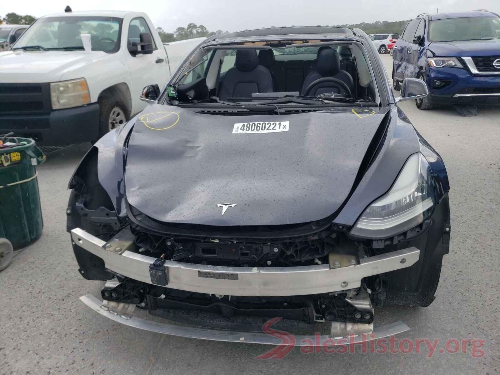 5YJ3E1EB0KF520766 2019 TESLA MODEL 3