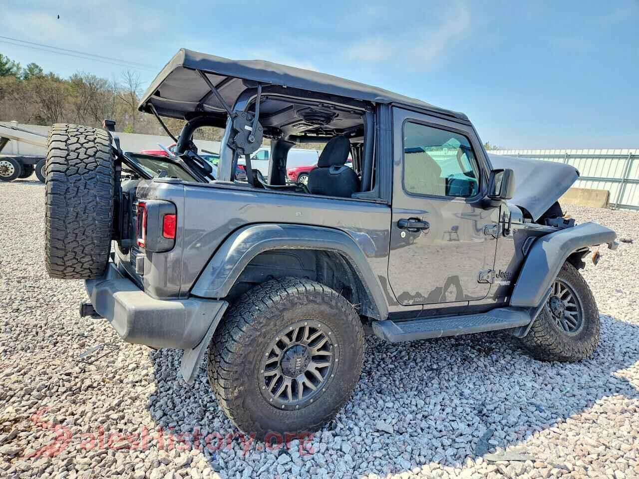 2021 JEEP WRANGLER VIN 1C4GJXAN5MW722288, right side view
