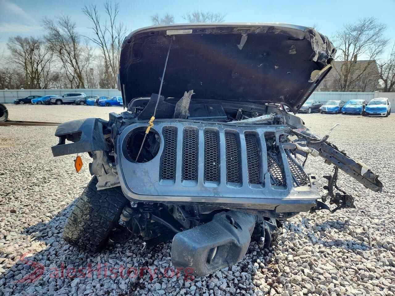 2021 JEEP WRANGLER VIN 1C4GJXAN5MW722288, rear view