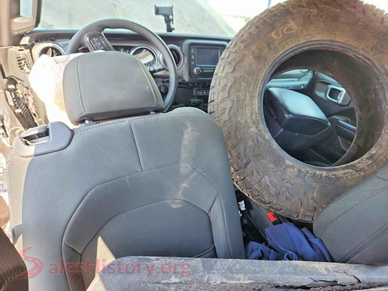 2021 JEEP WRANGLER VIN 1C4GJXAN5MW722288, interior dashboard