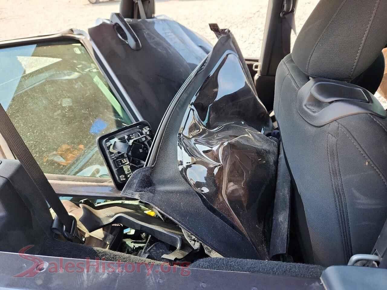 2021 JEEP WRANGLER VIN 1C4GJXAN5MW722288, odometer mileage