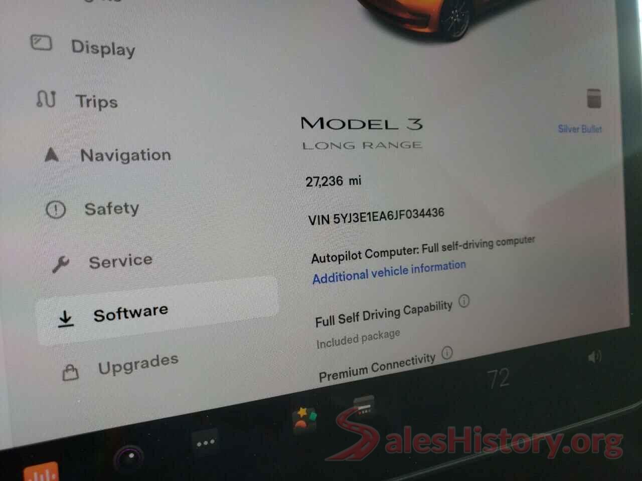 5YJ3E1EA6JF034436 2018 TESLA MODEL 3