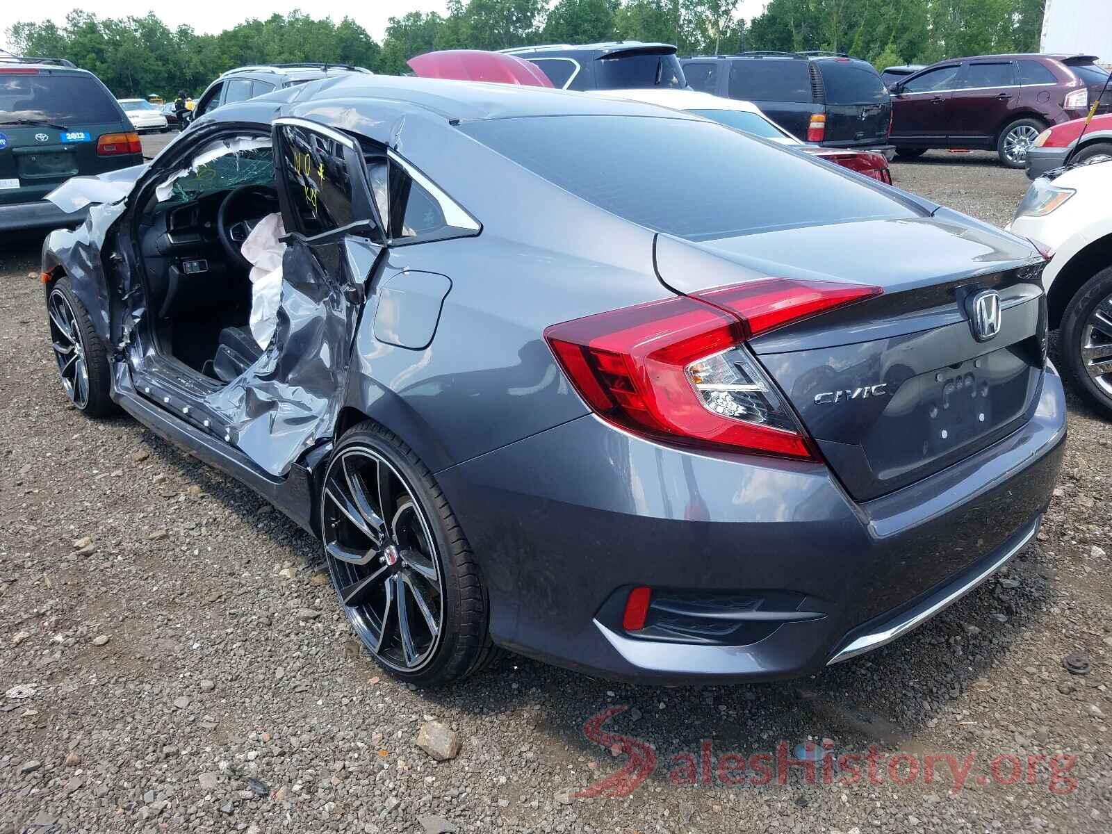 2HGFC2F63KH500551 2019 HONDA CIVIC