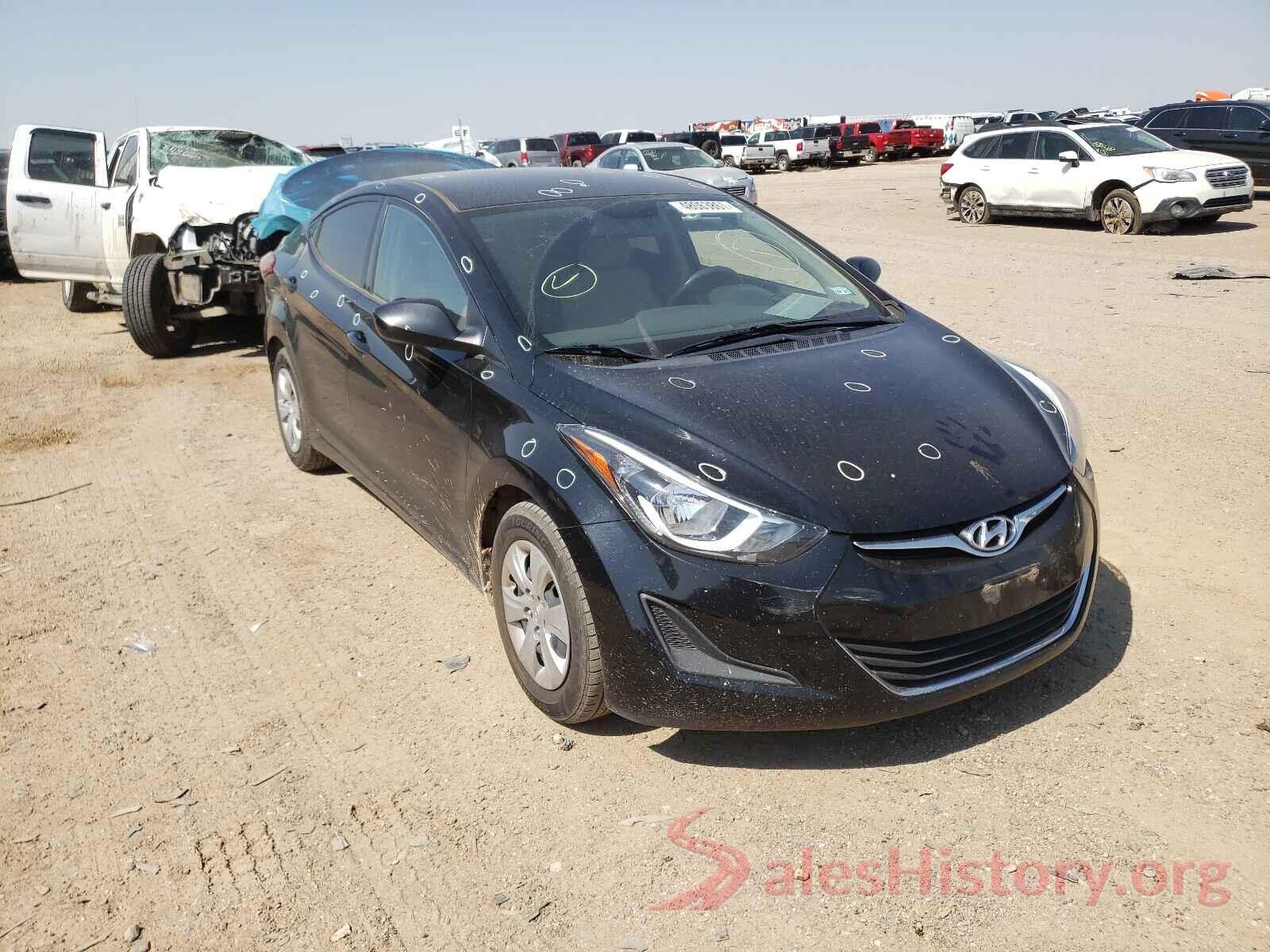 KMHDH4AE6GU573771 2016 HYUNDAI ELANTRA