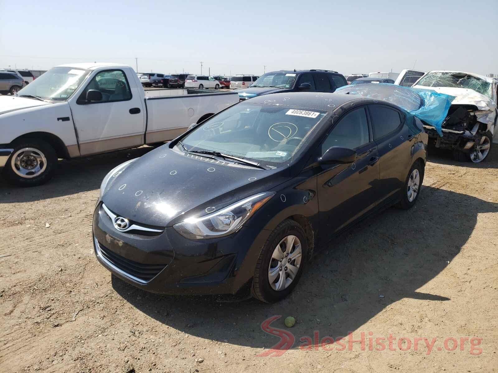 KMHDH4AE6GU573771 2016 HYUNDAI ELANTRA