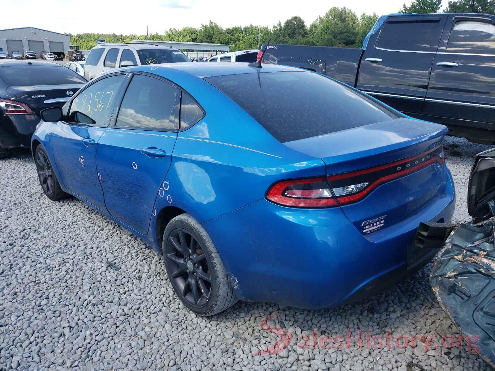 1C3CDFAA9GD608067 2016 DODGE DART