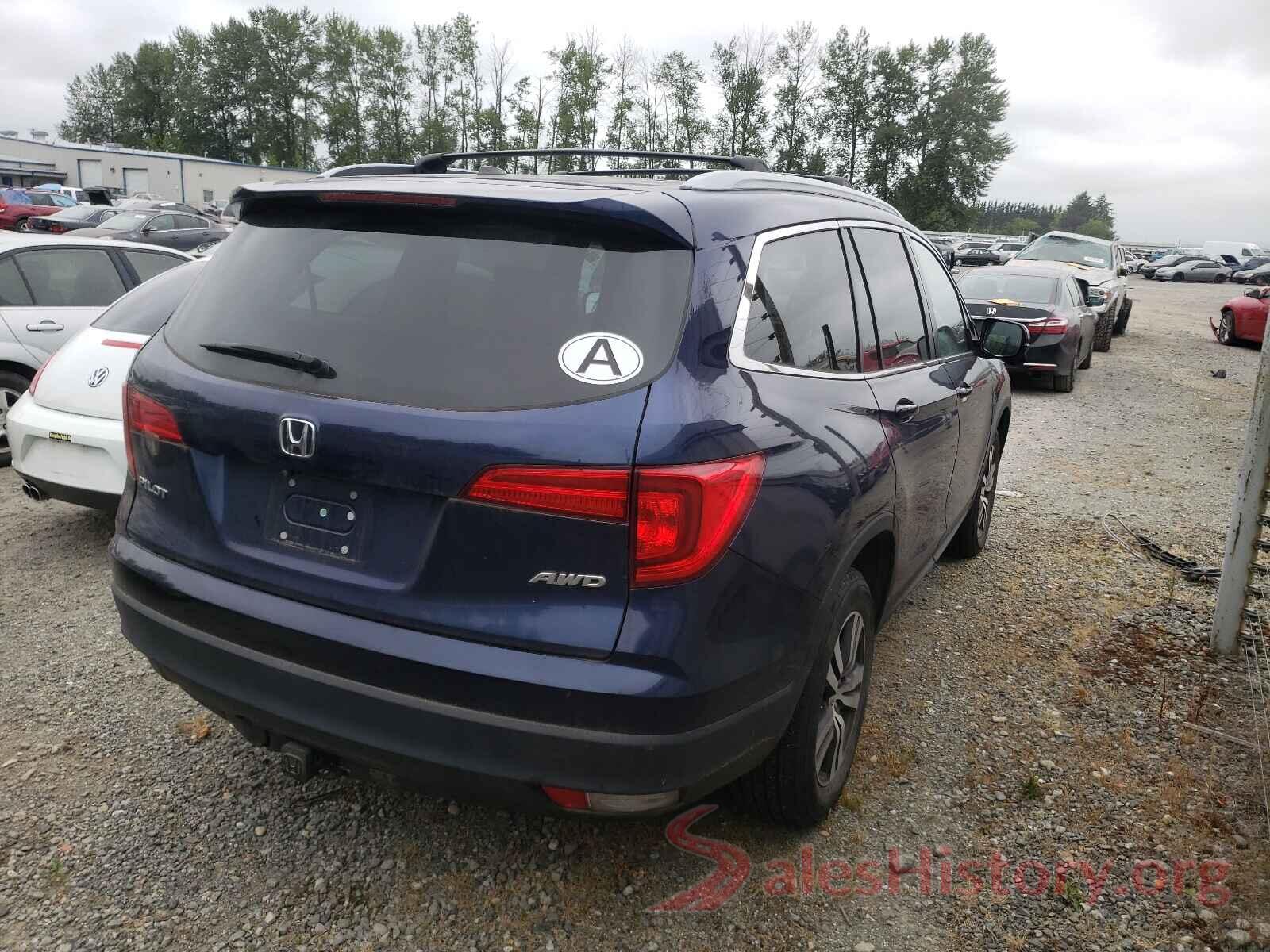 5FNYF6H53GB055588 2016 HONDA PILOT