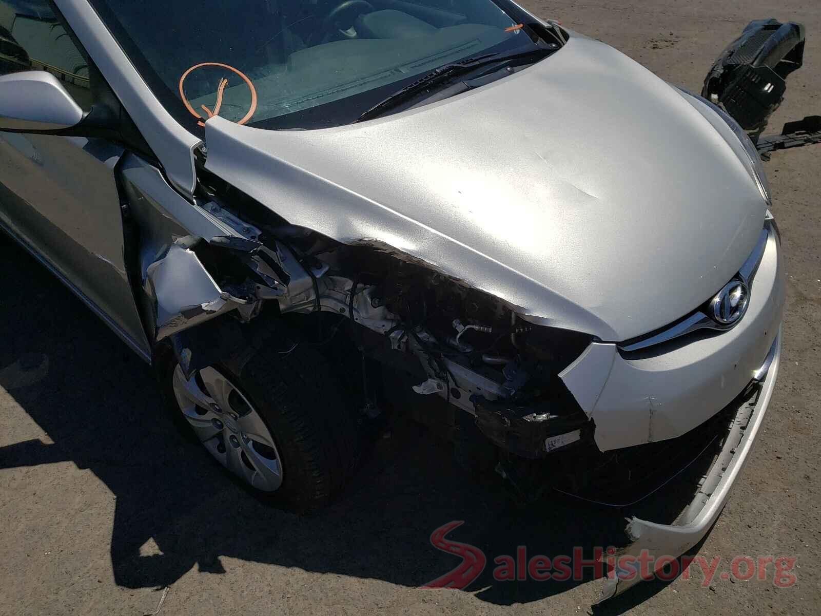 5NPDH4AE6GH750057 2016 HYUNDAI ELANTRA