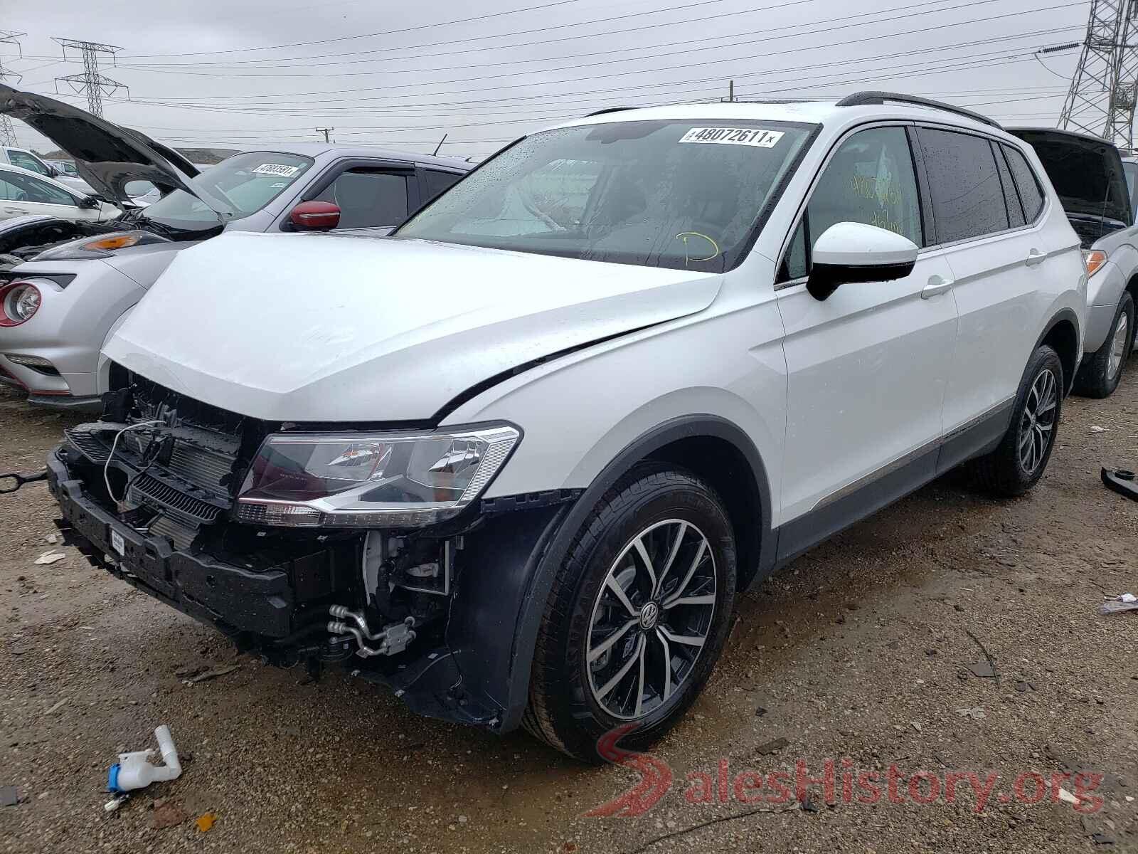 3VV2B7AX0MM095350 2021 VOLKSWAGEN TIGUAN