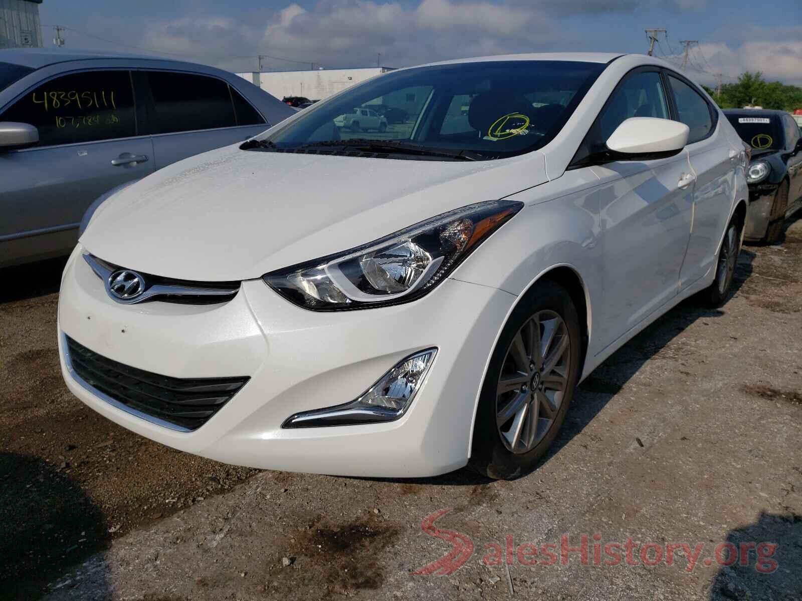 5NPDH4AE5GH743696 2016 HYUNDAI ELANTRA