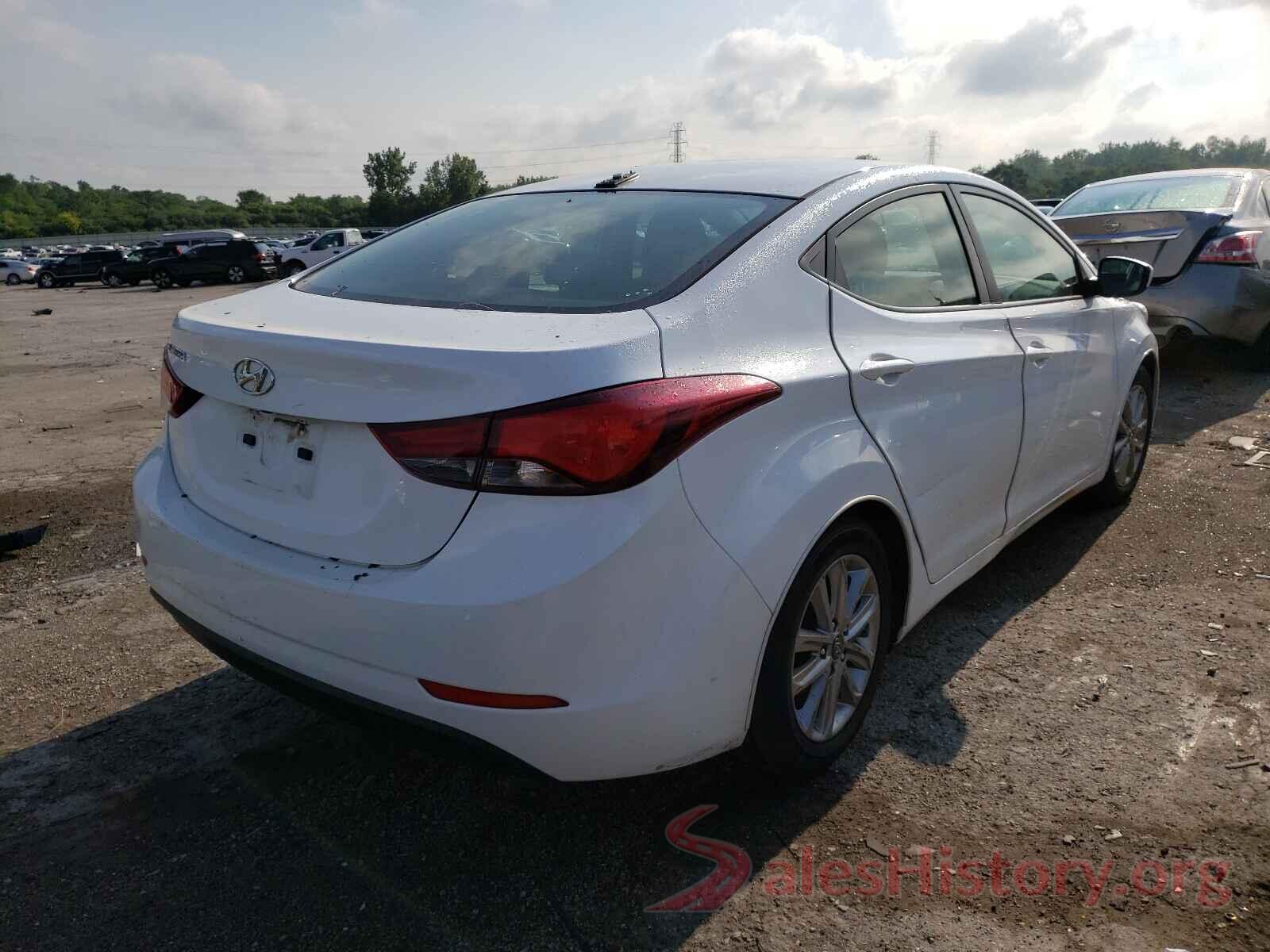 5NPDH4AE5GH743696 2016 HYUNDAI ELANTRA