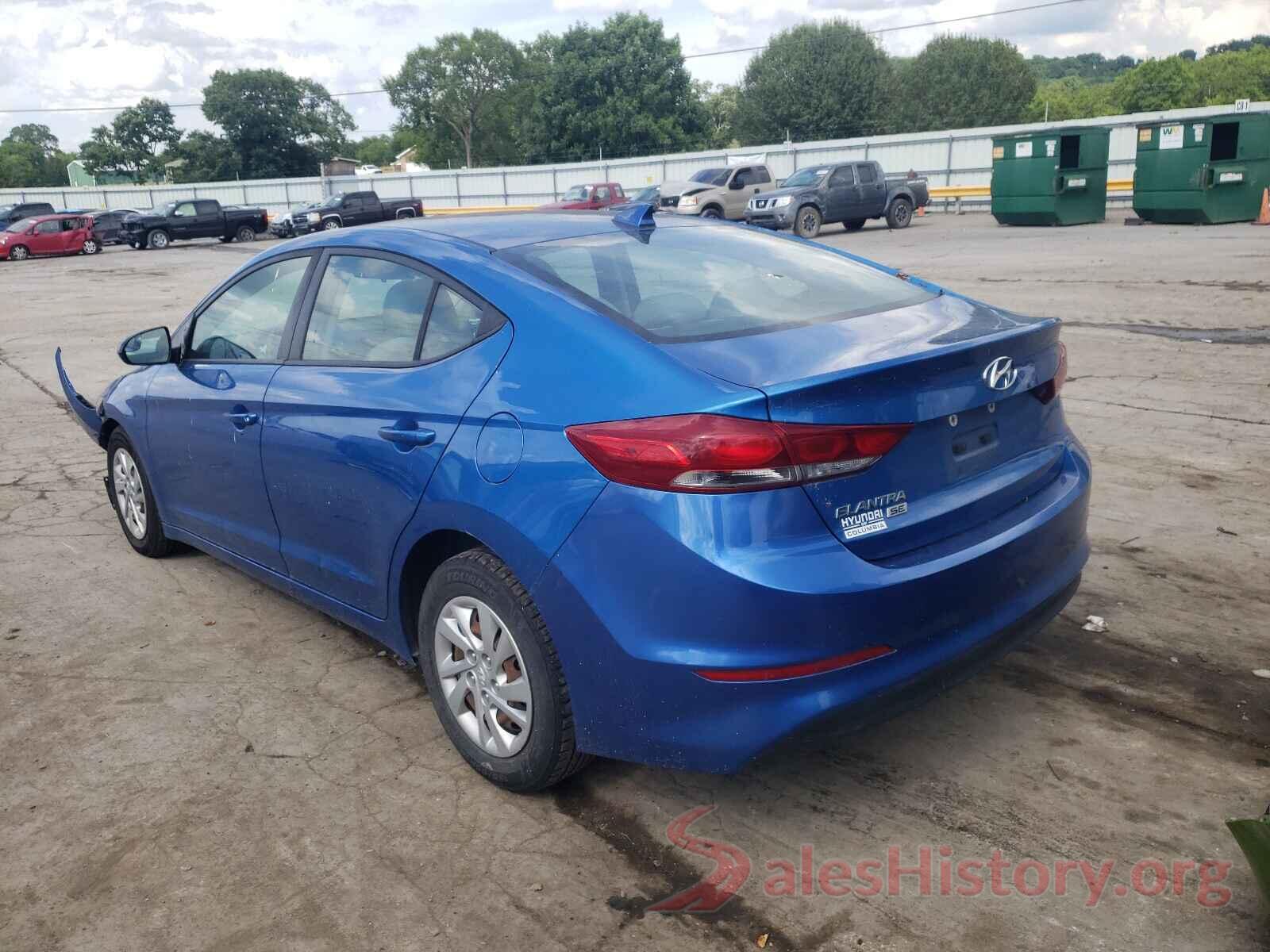 5NPD74LF2HH099987 2017 HYUNDAI ELANTRA