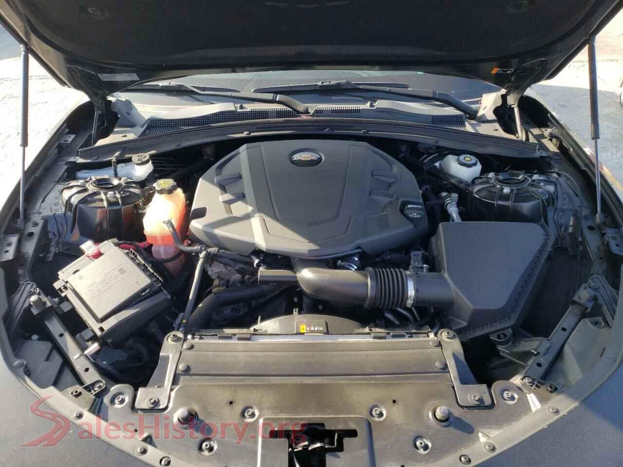2019 CHEVROLET CAMARO VIN 1G1FB3DS5K0141465, engine bay