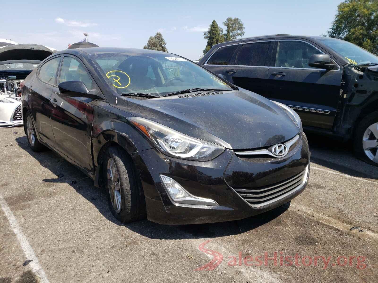 5NPDH4AE8GH659260 2016 HYUNDAI ELANTRA