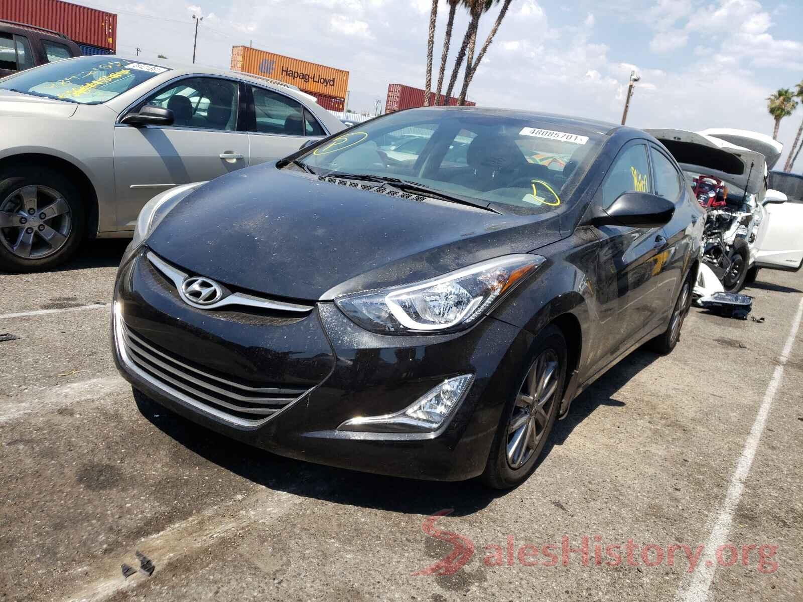 5NPDH4AE8GH659260 2016 HYUNDAI ELANTRA