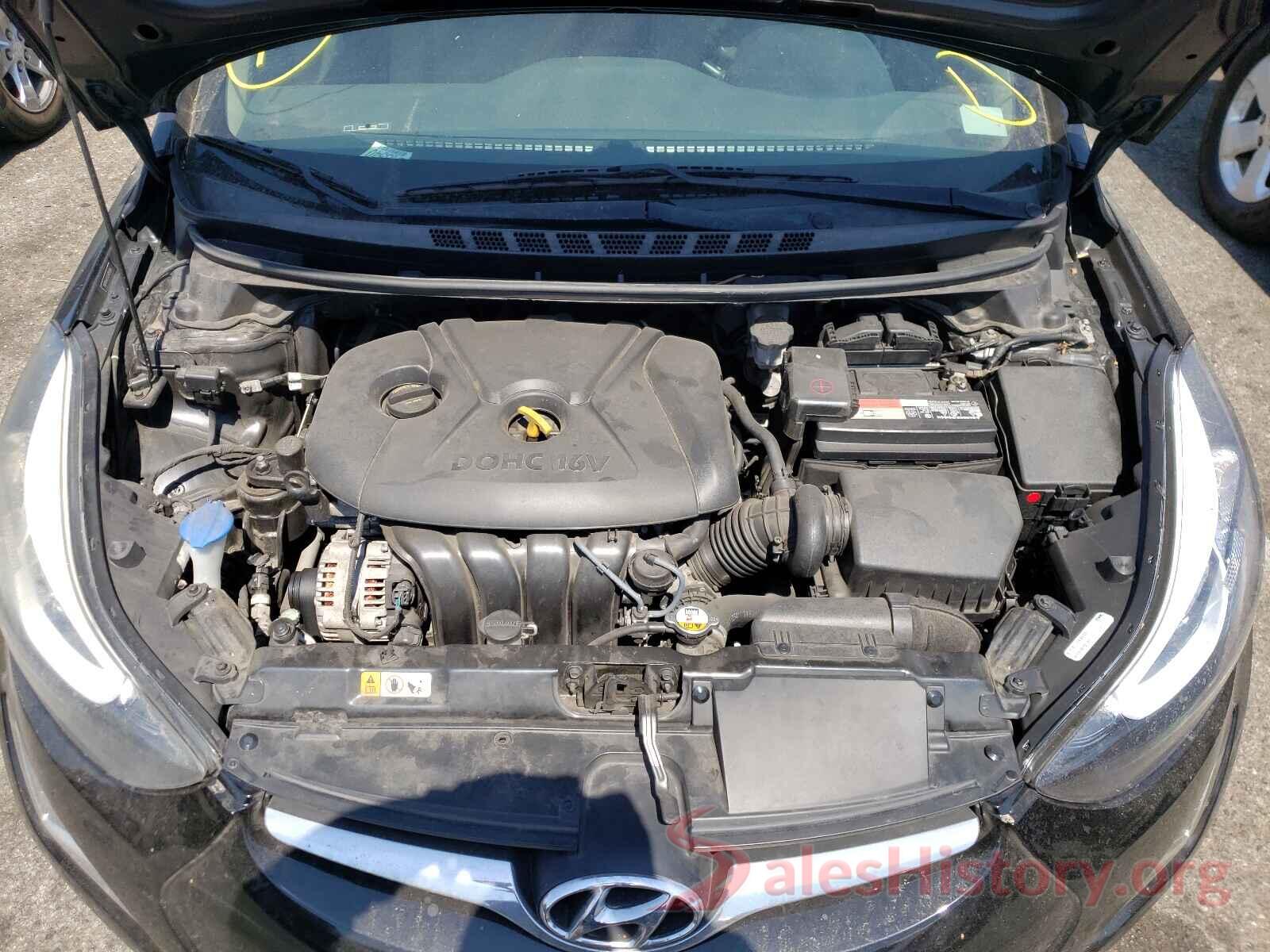 5NPDH4AE8GH659260 2016 HYUNDAI ELANTRA