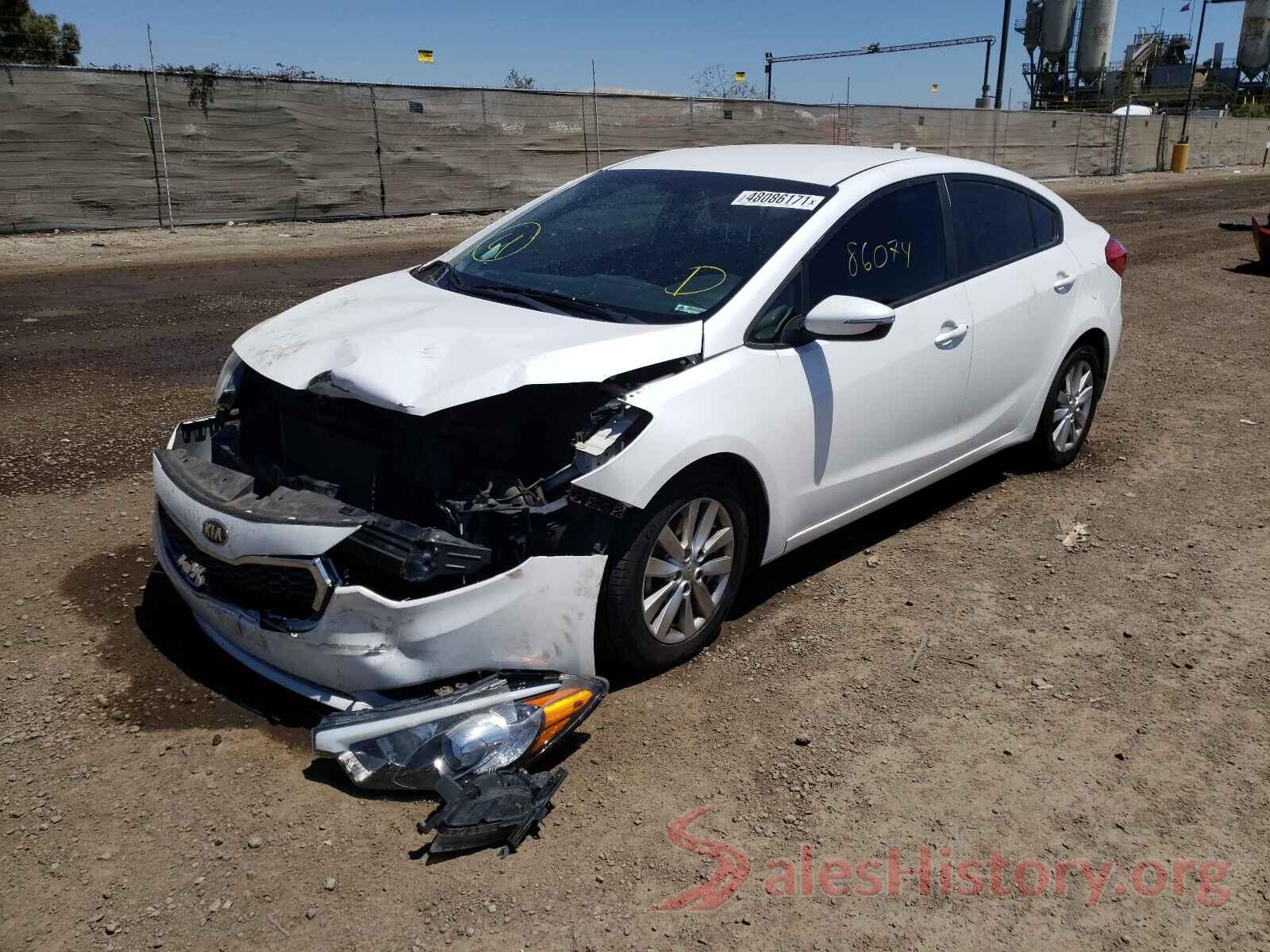 KNAFX4A69G5449400 2016 KIA FORTE