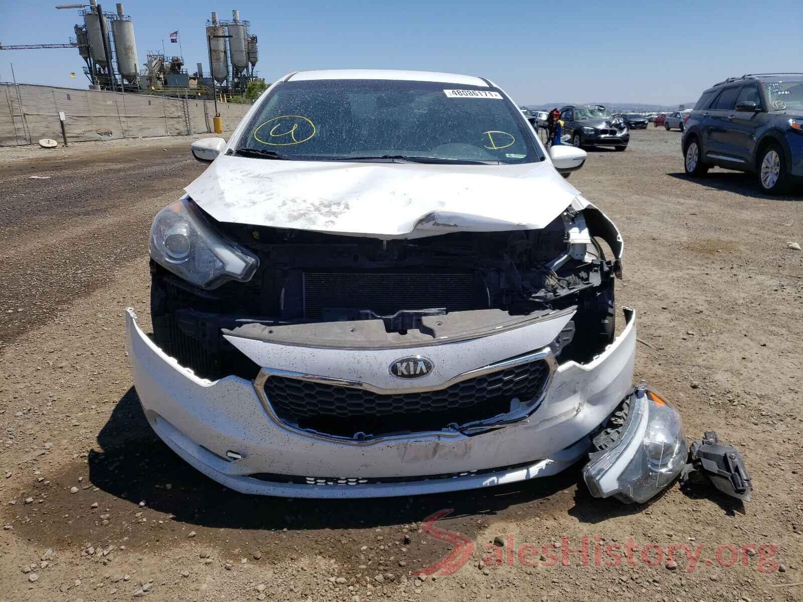 KNAFX4A69G5449400 2016 KIA FORTE