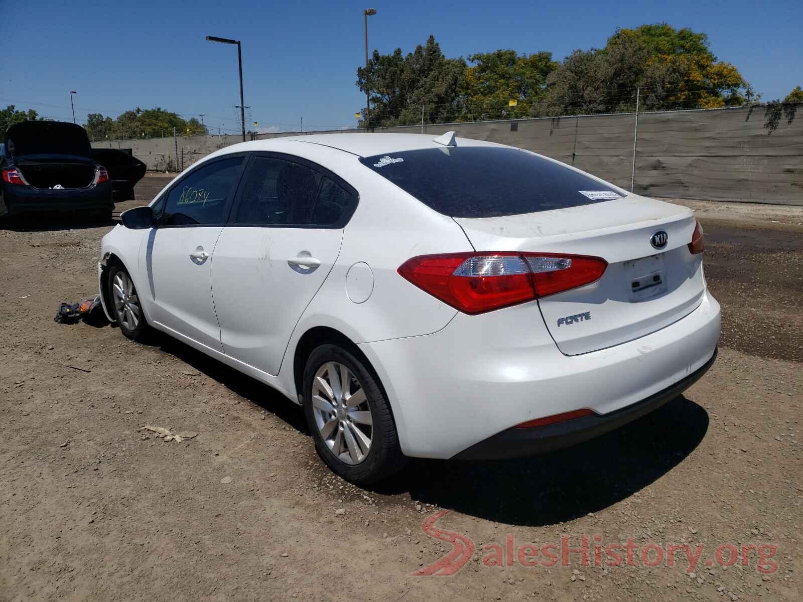 KNAFX4A69G5449400 2016 KIA FORTE