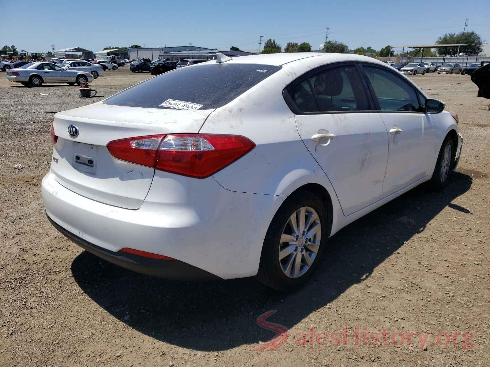 KNAFX4A69G5449400 2016 KIA FORTE