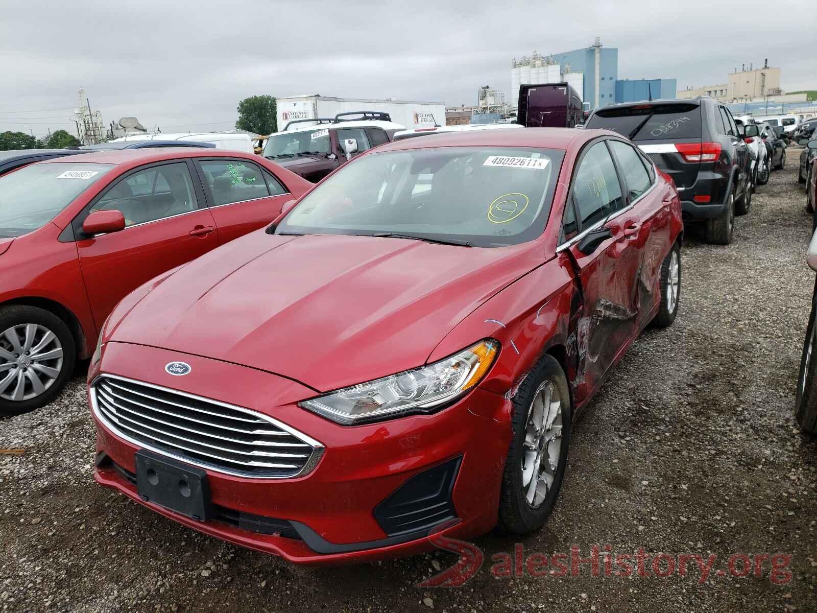 3FA6P0HD4LR105504 2020 FORD FUSION