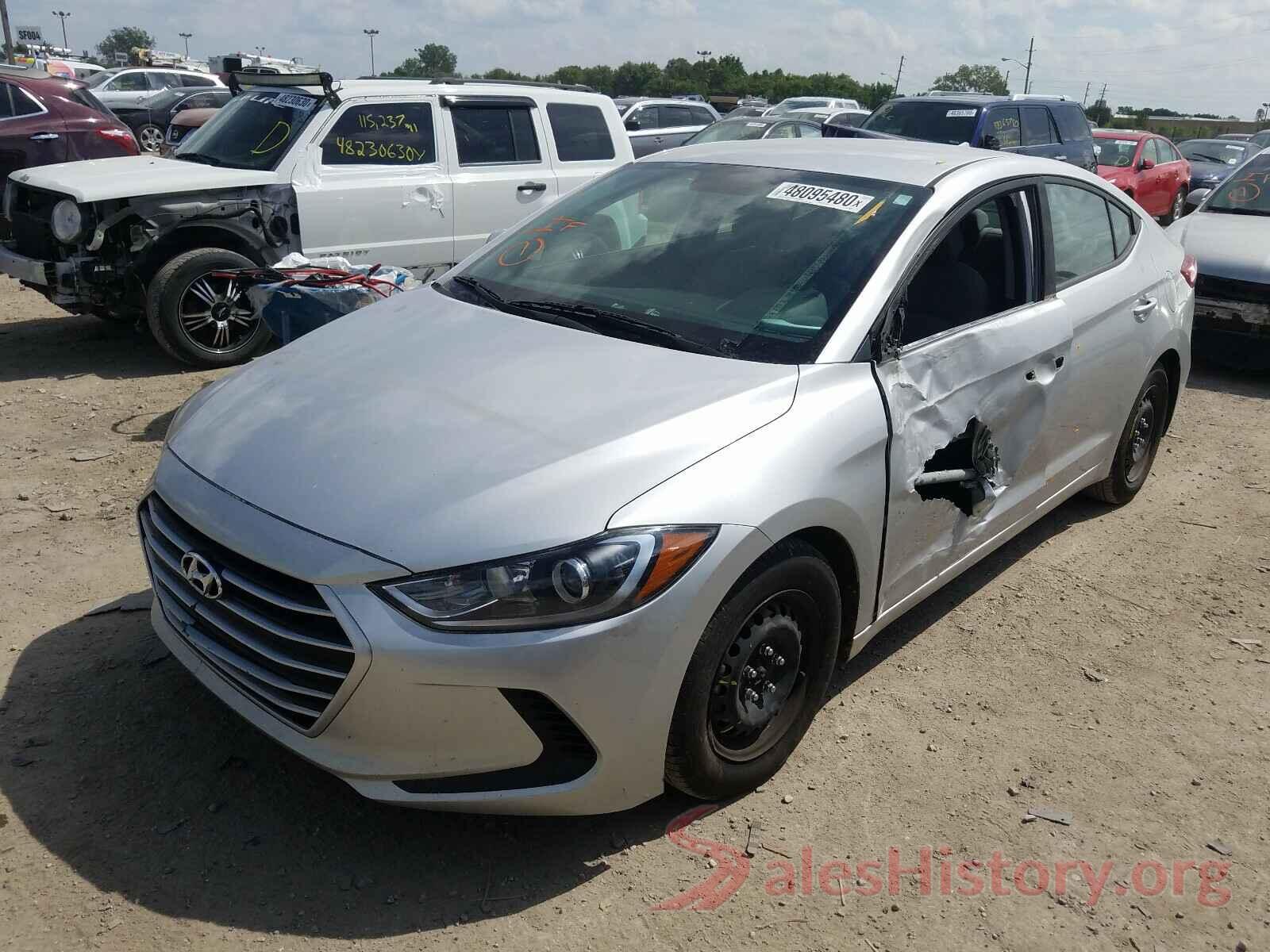 KMHD74LF1HU095222 2017 HYUNDAI ELANTRA