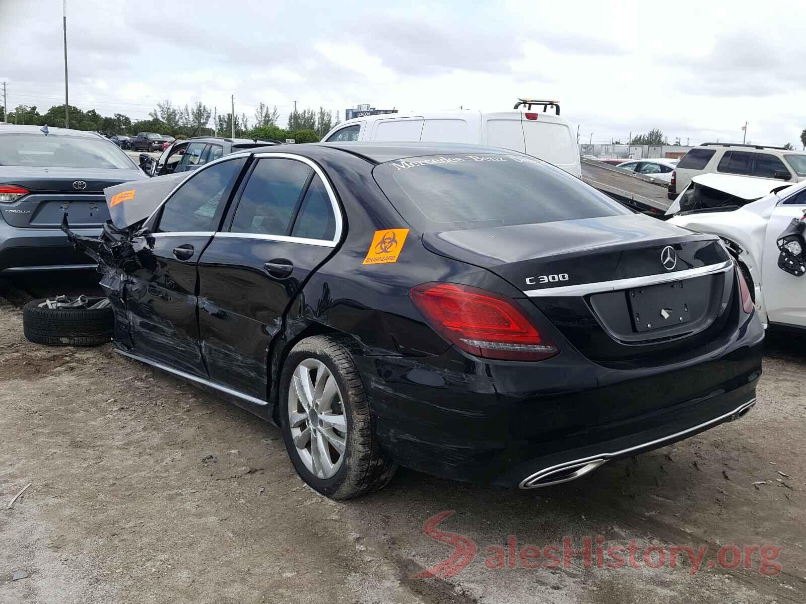 55SWF8DB9KU295833 2019 MERCEDES-BENZ C CLASS