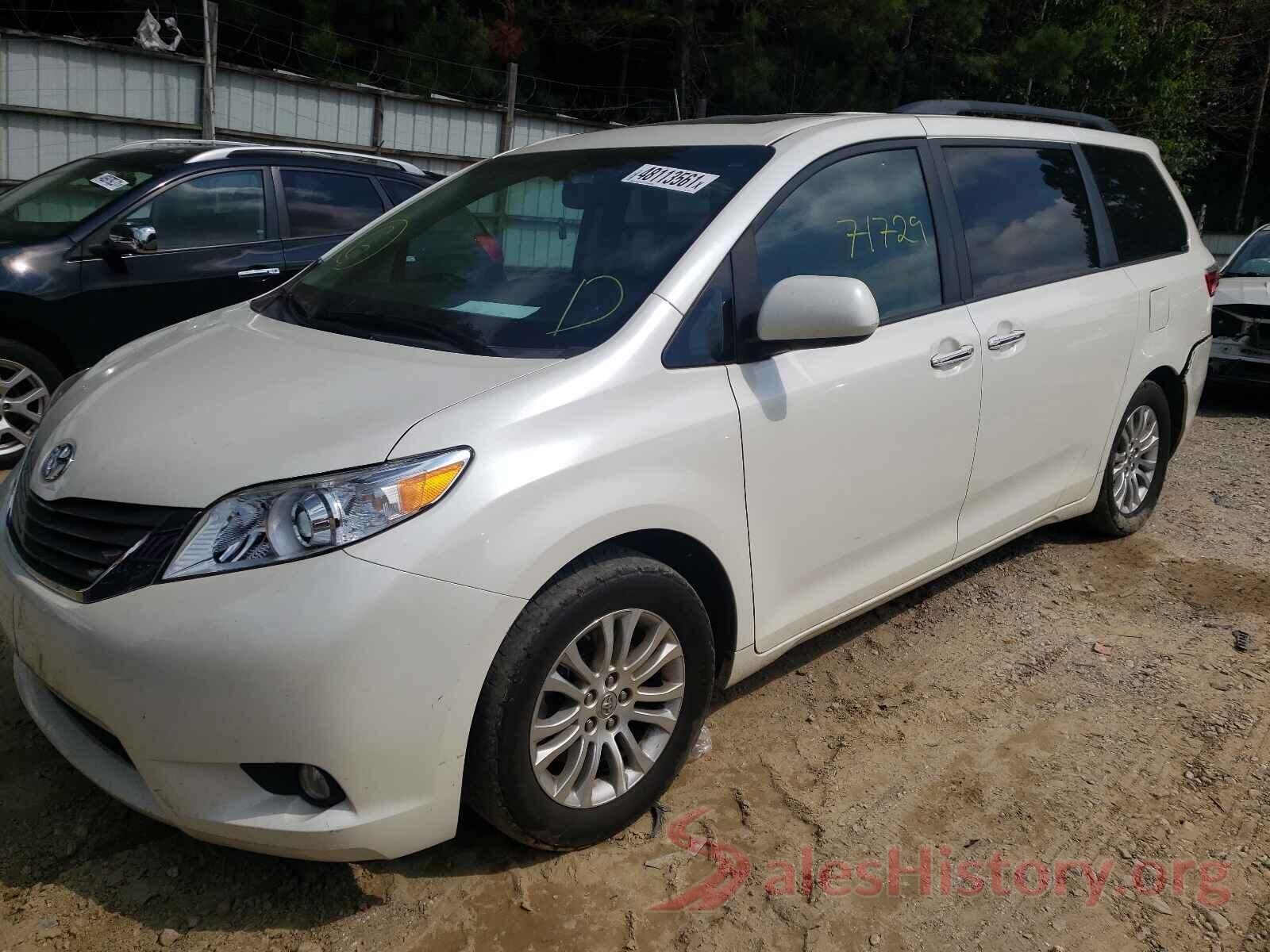 5TDYZ3DCXHS769578 2017 TOYOTA SIENNA