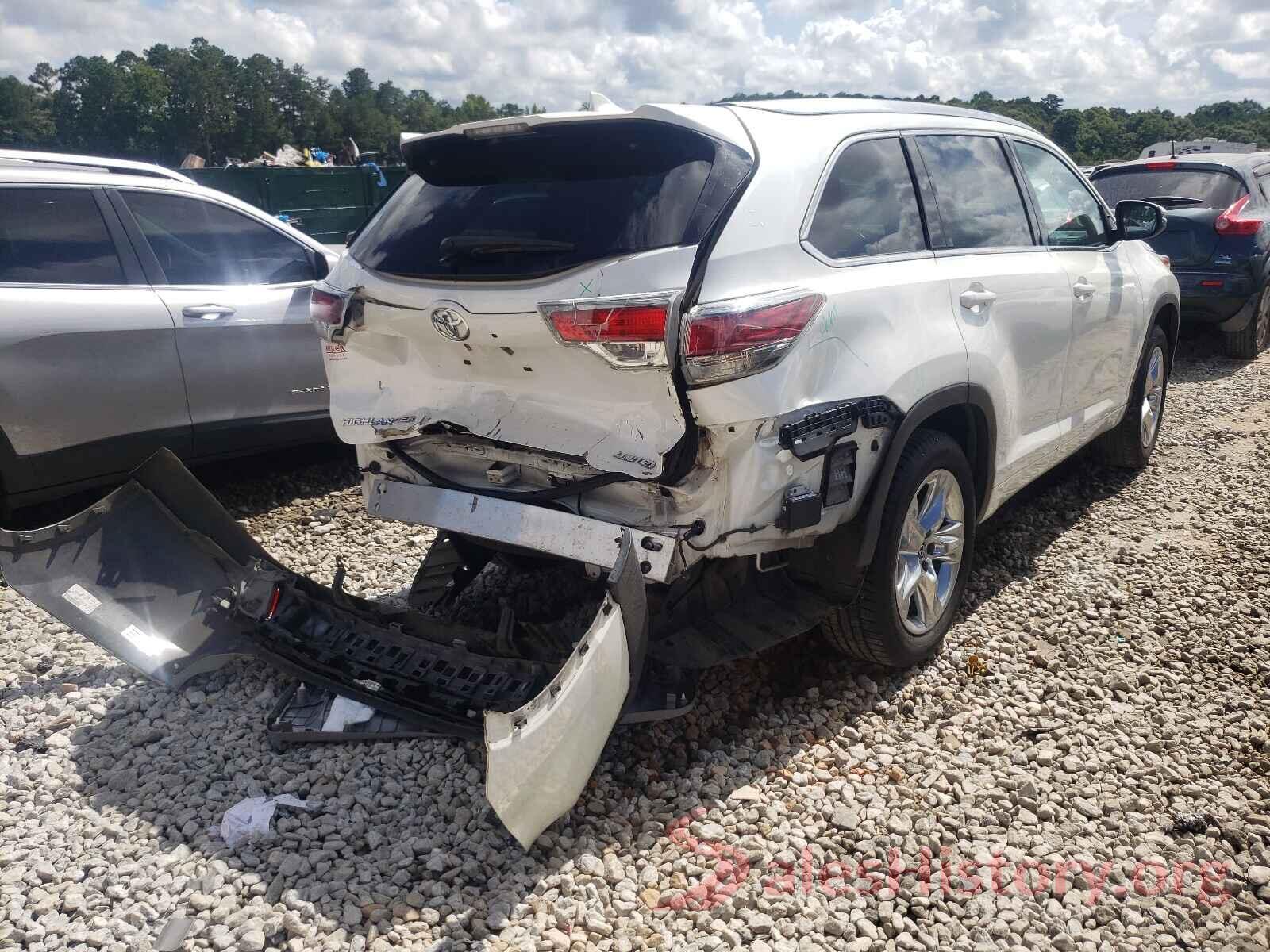 5TDYKRFH1GS124381 2016 TOYOTA HIGHLANDER