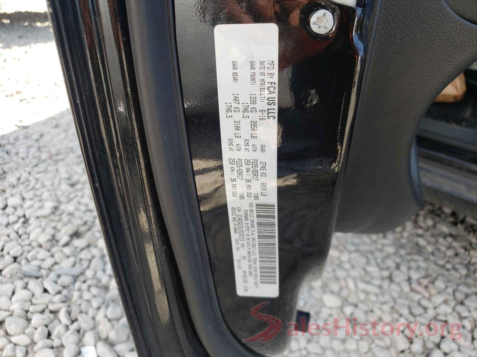 2C4RDGEG9JR337218 2018 DODGE GRAND CARA