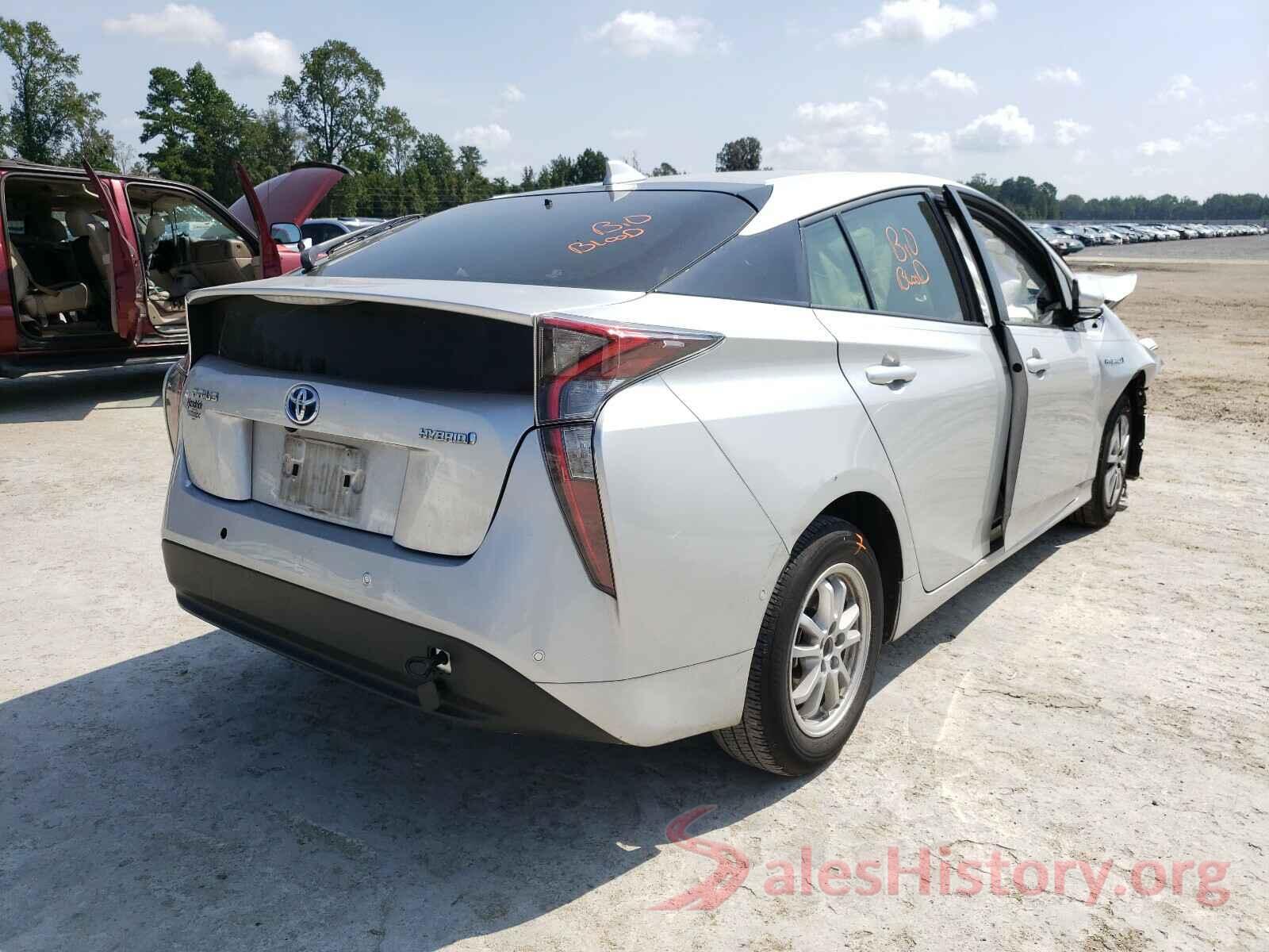 JTDKARFU3J3553696 2018 TOYOTA PRIUS