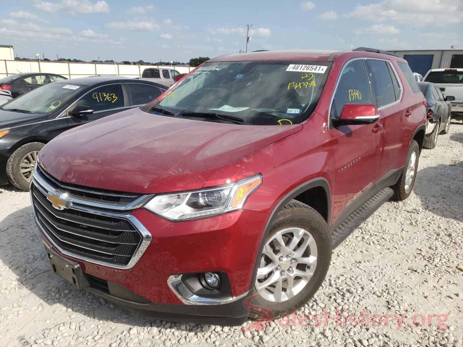 1GNERGKW2KJ134339 2019 CHEVROLET TRAVERSE