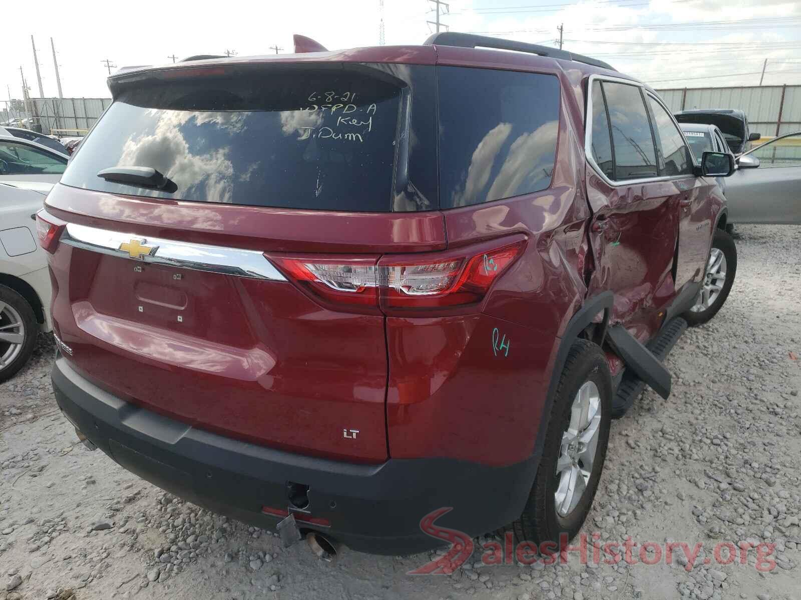 1GNERGKW2KJ134339 2019 CHEVROLET TRAVERSE