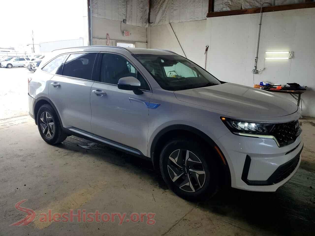 2022 KIA SORENTO VIN KNDRG4LG3N5090984, rear 3/4 view
