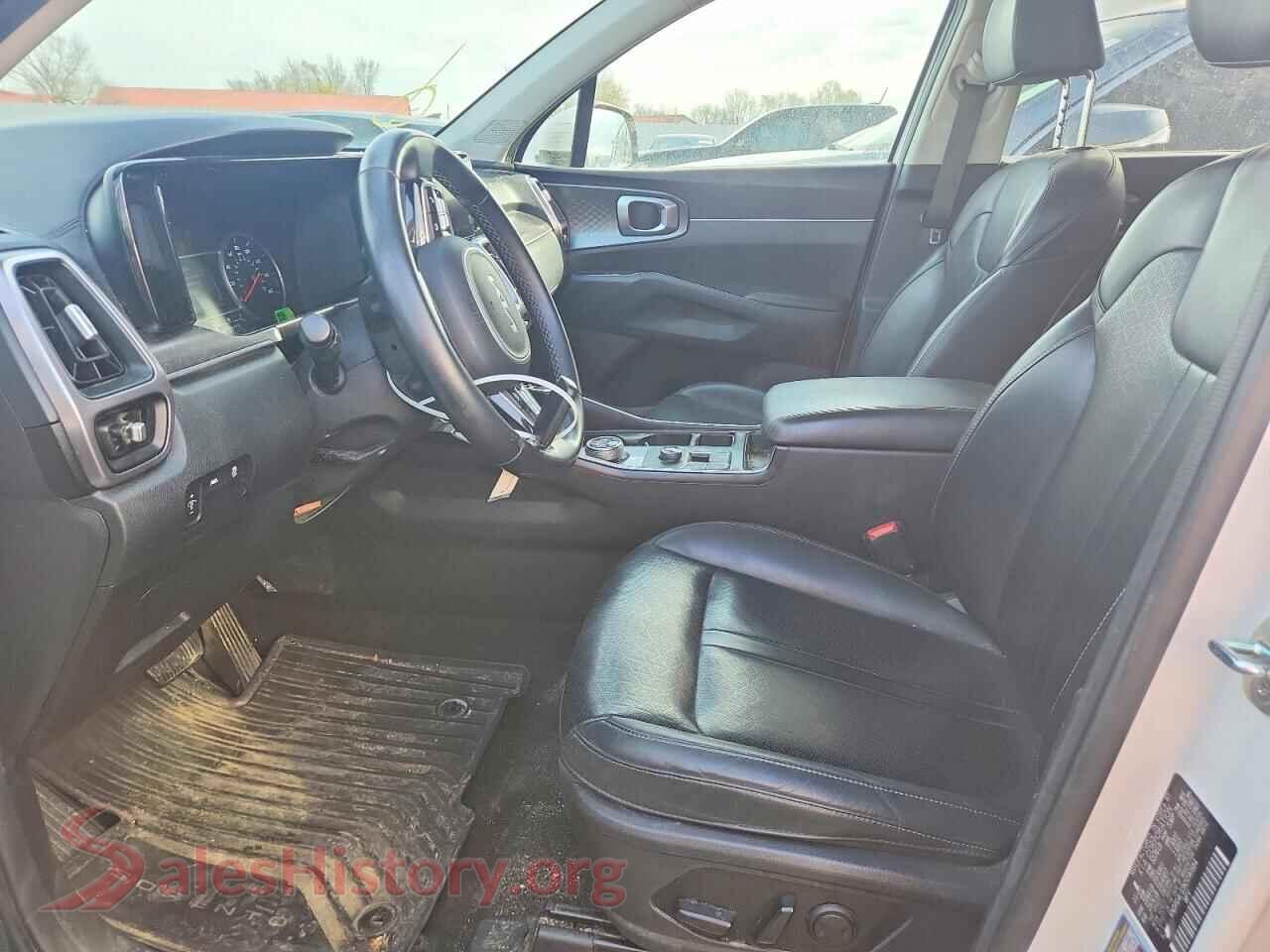 2022 KIA SORENTO VIN KNDRG4LG3N5090984, engine bay
