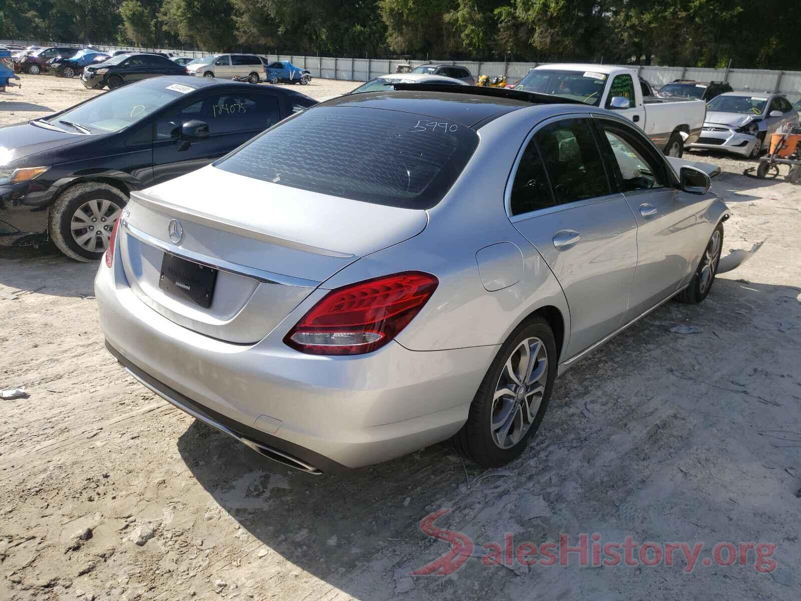 WDDWF4JB2GR145990 2016 MERCEDES-BENZ C CLASS