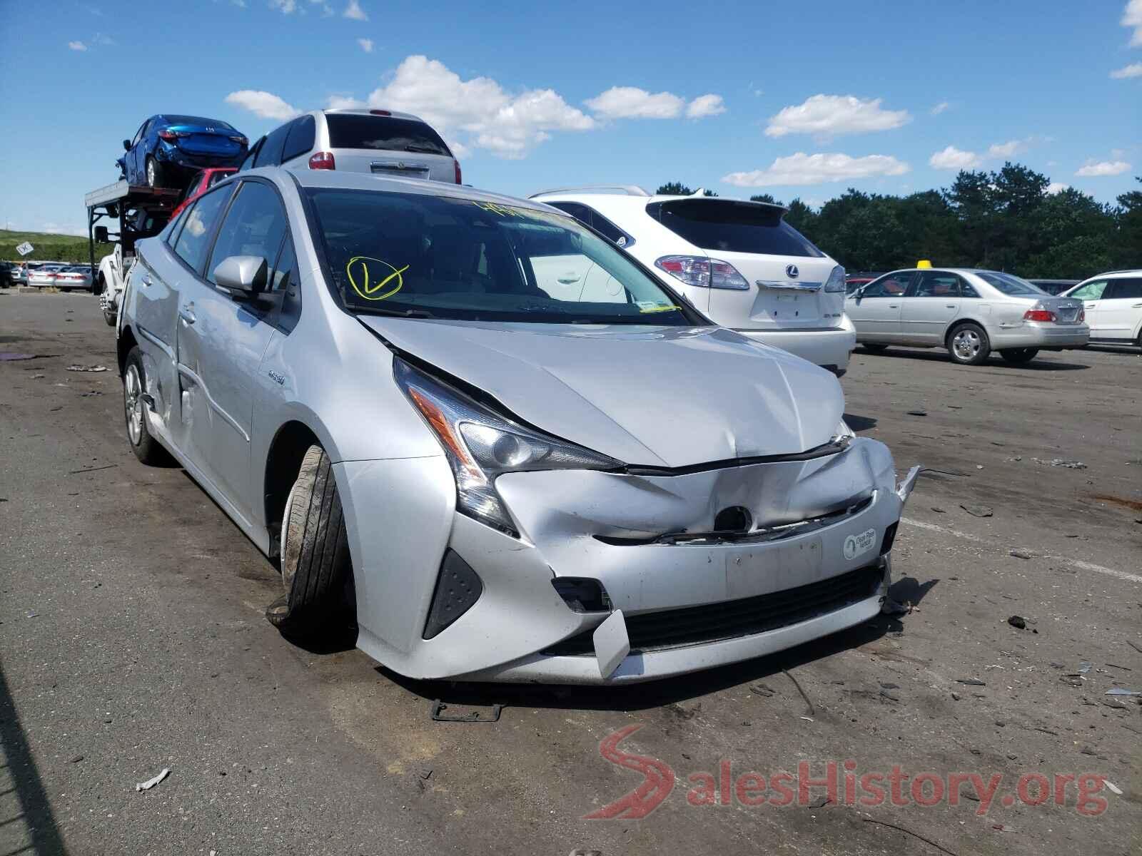 JTDKBRFU8H3543463 2017 TOYOTA PRIUS