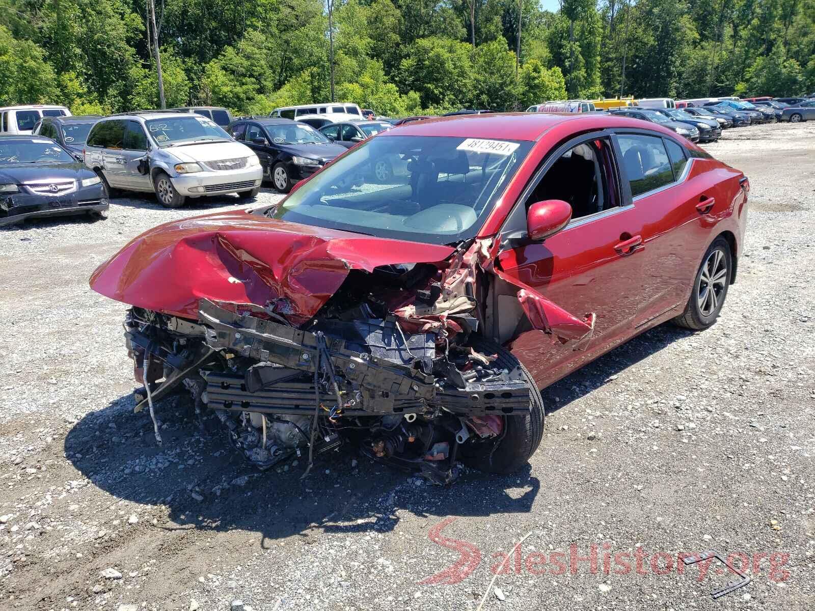 3N1AB8CV8LY276363 2020 NISSAN SENTRA