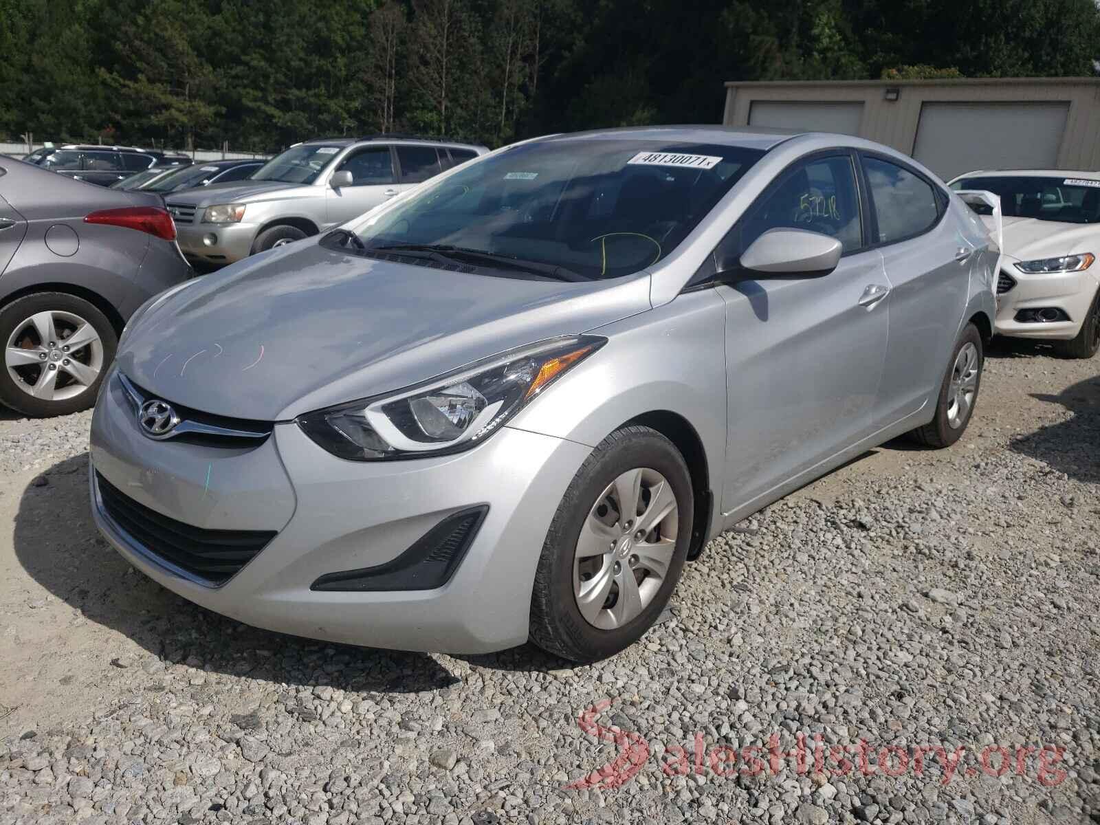 KMHDH4AE8GU481254 2016 HYUNDAI ELANTRA