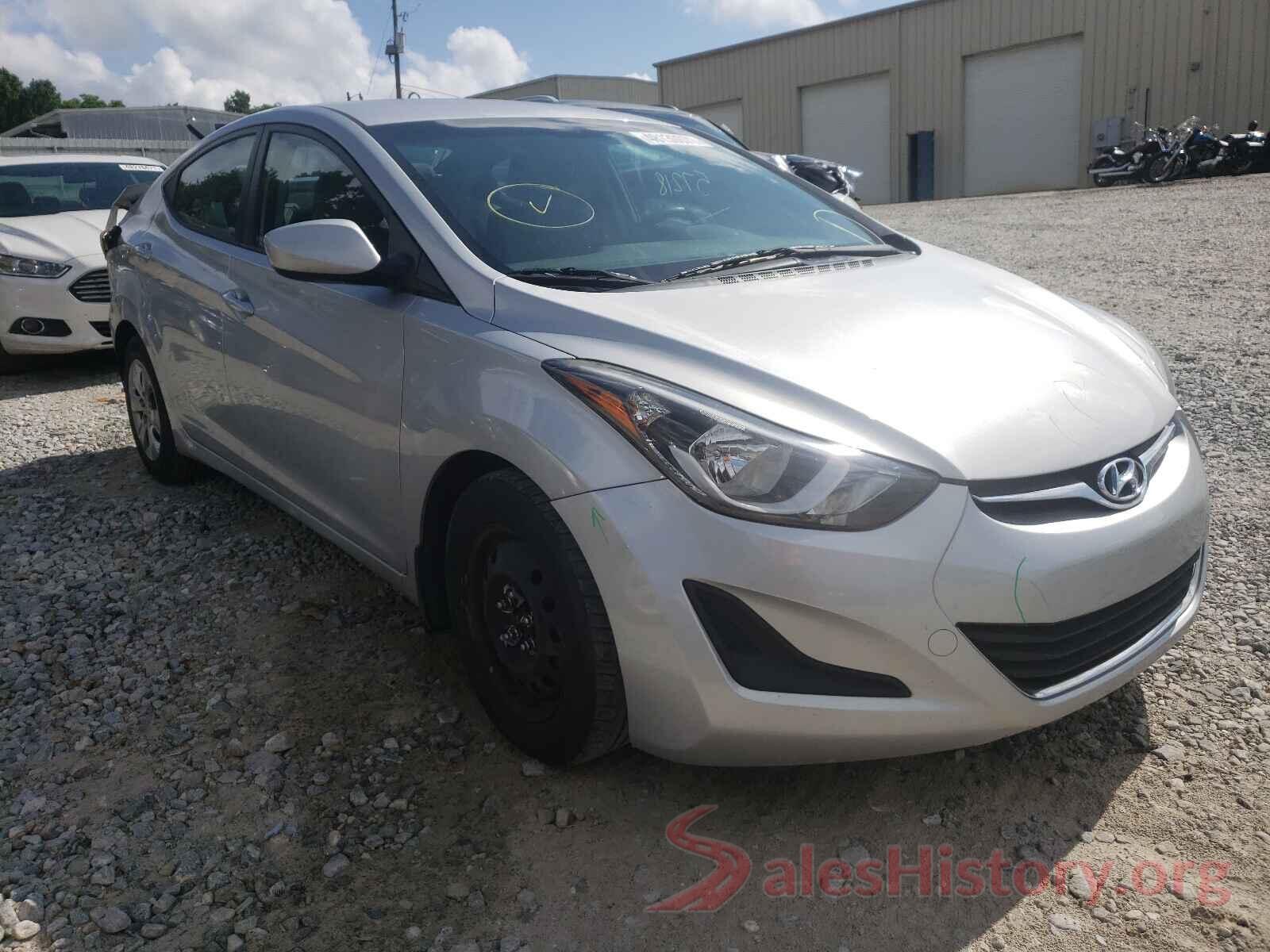 KMHDH4AE8GU481254 2016 HYUNDAI ELANTRA