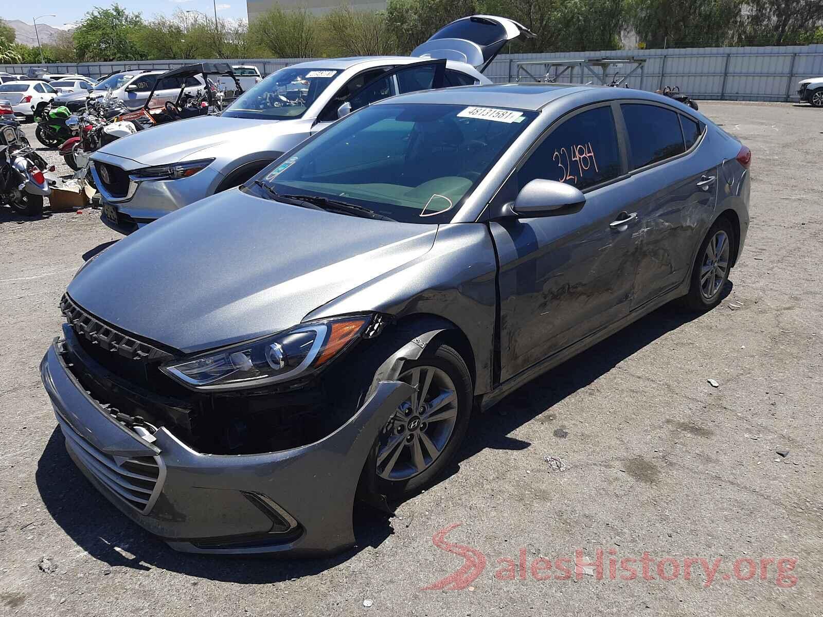 KMHD84LF1JU600680 2018 HYUNDAI ELANTRA